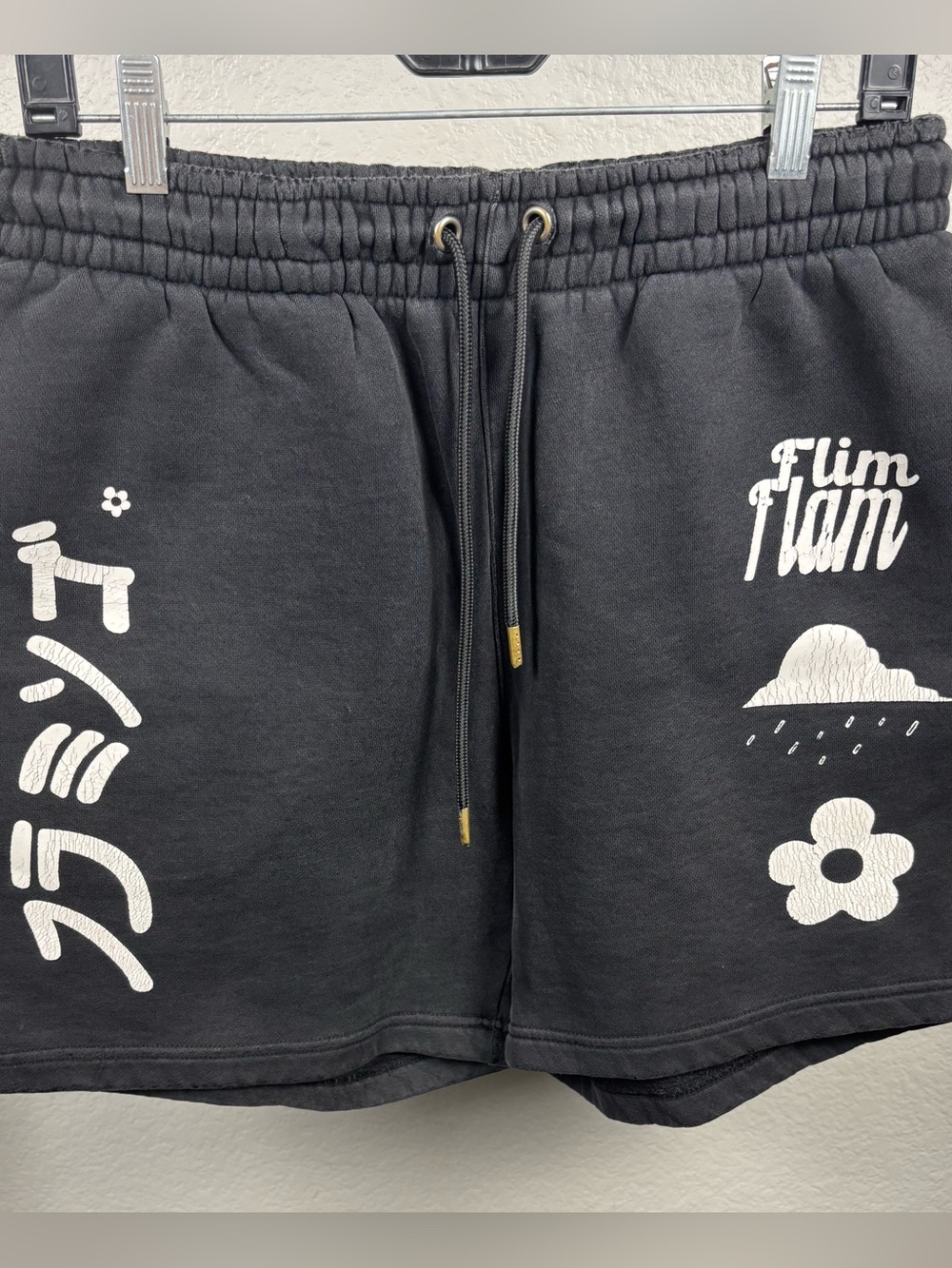 Black Graphic Women’s Lounge Shorts